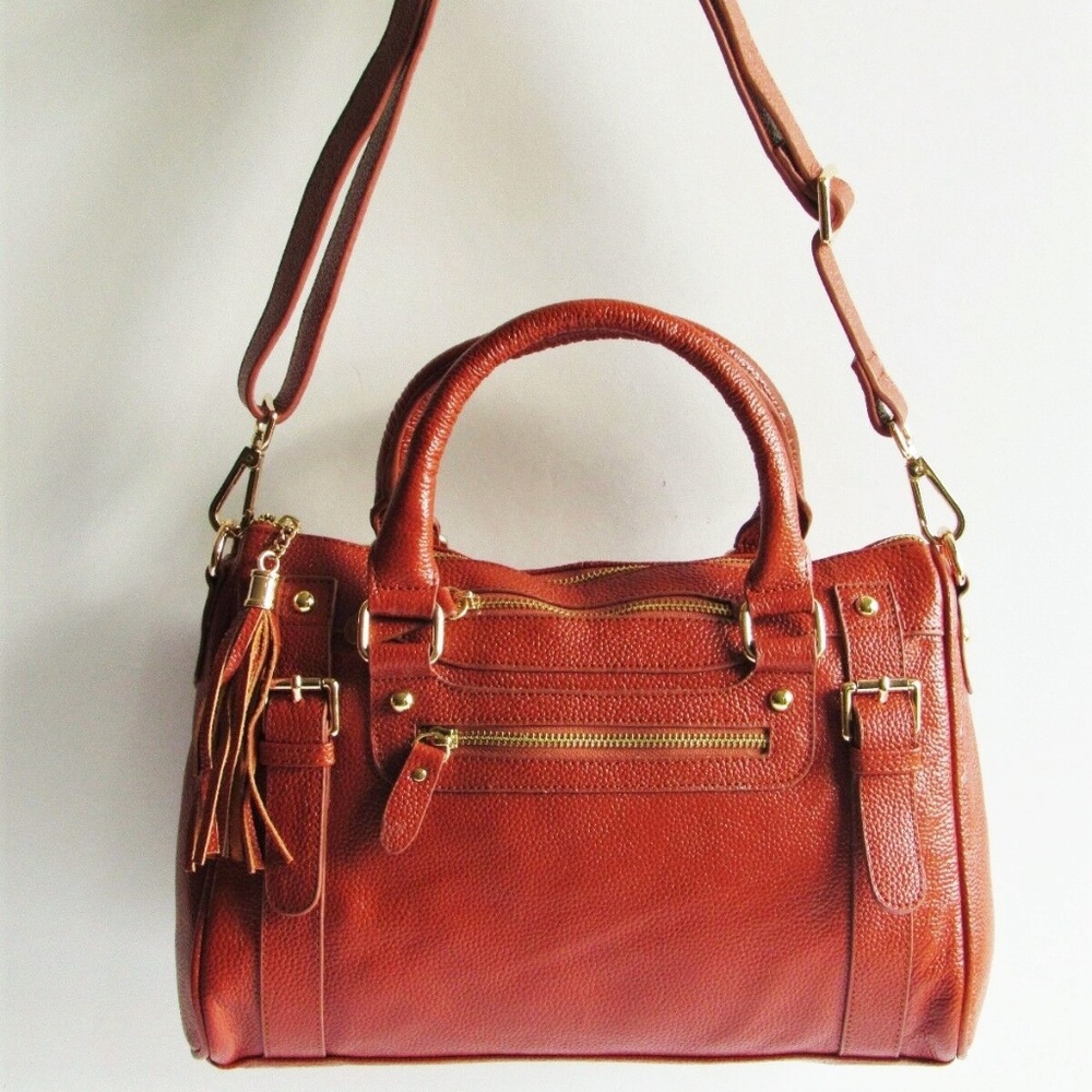 New ERICA ANENBERG $395 Venteux 2-Way Leather Bag